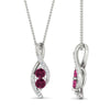 Load image into Gallery viewer, forever-us-pink-sapphire-two-stone-infinity-diamond-pendant-in-FDPD11484GSADRPIANGLE1-NL-WG