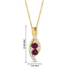 Load image into Gallery viewer, forever-us-pink-sapphire-two-stone-infinity-diamond-pendant-in-FDPD11484GSADRPIANGLE1-NL-YG