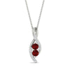 Load image into Gallery viewer, forever-us-ruby-two-stone-infinity-diamond-pendant-in-FDPD11484GRUDRANGLE1-NL-WG