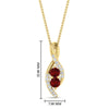 Load image into Gallery viewer, forever-us-ruby-two-stone-infinity-diamond-pendant-in-FDPD11484GRUDRANGLE1-NL-YG