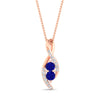 Load image into Gallery viewer, forever-us-sapphire-two-stone-infinity-diamond-pendant-in-FDPD11484GSABLANGLE1-NL-RG