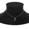Load image into Gallery viewer, forever-us-sapphire-two-stone-infinity-diamond-pendant-in-FDPD11484GSABLANGLE1-NL-WG