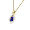 Load image into Gallery viewer, forever-us-sapphire-two-stone-infinity-diamond-pendant-in-FDPD11484GSABLANGLE1-NL-YG