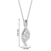 Load image into Gallery viewer, forever-us-two-stone-infinity-diamond-pendant-in-FDPD11484ANGLE1-NL-WG