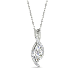 Forever Us Two Stone Infinity Pendant