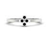Load image into Gallery viewer, four-black-diamond-thin-band-promise-ring-in-white-gold-FD11168RGBLACK-NL-WG