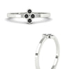 Load image into Gallery viewer, four-black-diamond-thin-band-promise-ring-in-white-gold-FD11168RGBLACK-NL-WG