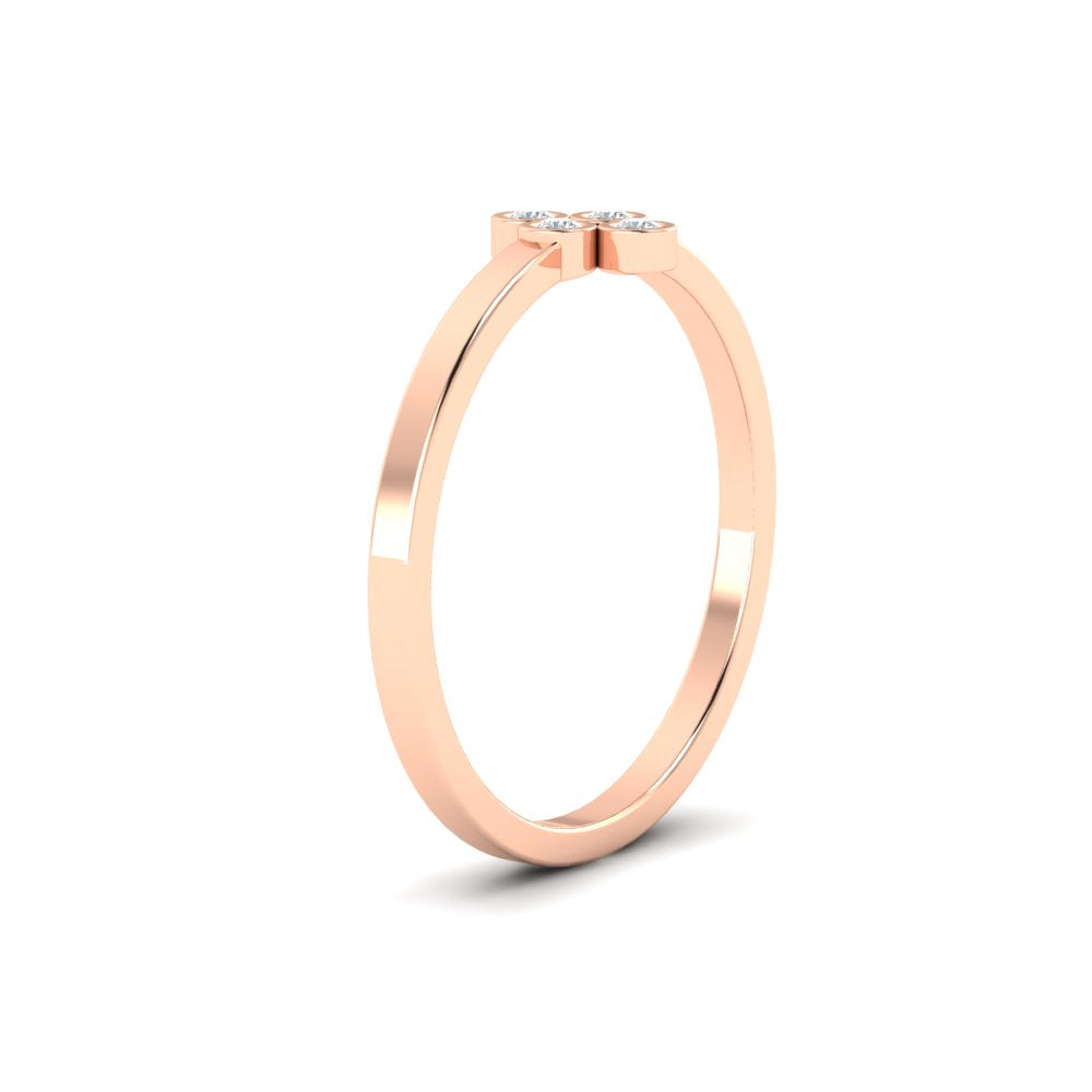 Bezel Set Stackable Promise Ring – Fascinating Diamonds