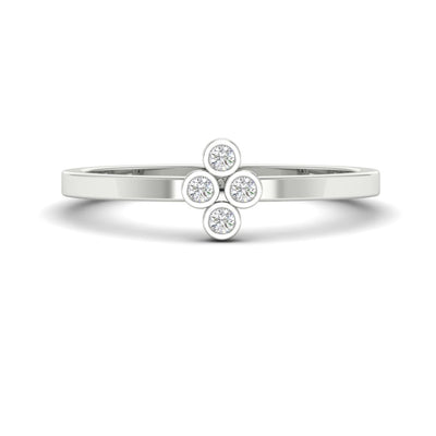 14k White Gold / Diamond / Lab Grown