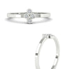 Load image into Gallery viewer, four-diamond-thin-band-promise-ring-in-white-gold-FD11168R-NL-WG