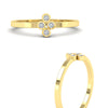 Load image into Gallery viewer, four-diamond-thin-band-promise-ring-in-yellow-gold-FD11168R-NL-YG