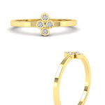 Load image into Gallery viewer, four-diamond-thin-band-promise-ring-in-yellow-gold-FD11168RANGLE3-NL-YG.jpg
