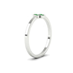 Load image into Gallery viewer, four-emerald-thin-band-promise-ring-in-white-gold-FD11168RGEMGRANGLE3-NL-WG.jpg
