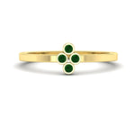Load image into Gallery viewer, four-emerald-thin-band-promise-ring-in-yellow-gold-FD11168RGEMGRANGLE3-NL-YG.jpg
