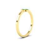 Load image into Gallery viewer, four-emerald-thin-band-promise-ring-in-yellow-gold-FD11168RGEMGRANGLE3-NL-YG.jpg
