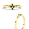 Load image into Gallery viewer, four-emerald-thin-band-promise-ring-in-yellow-gold-FD11168RGEMGR-NL-YG