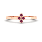Load image into Gallery viewer, four-pink-sapphire-thin-band-promise-ring-in-rose-gold-FD11168RGSADRPIANGLE3-NL-RG.jpg
