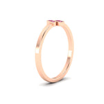 Load image into Gallery viewer, four-pink-sapphire-thin-band-promise-ring-in-rose-gold-FD11168RGSADRPIANGLE3-NL-RG.jpg
