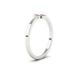 Load image into Gallery viewer, four-pink-sapphire-thin-band-promise-ring-in-white-gold-FD11168RGSADRPIANGLE3-NL-WG.jpg
