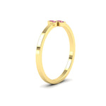 Load image into Gallery viewer, four-pink-sapphire-thin-band-promise-ring-in-yellow-gold-FD11168RGSADRPIANGLE3-NL-YG.jpg
