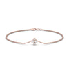Load image into Gallery viewer, four-round-diamond-station-bracelet-design-in-rose-gold-FDBRC9628-NL-RG