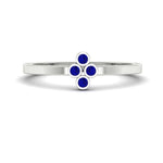 Load image into Gallery viewer, four-sapphire-thin-band-promise-ring-in-white-gold-FD11168RGSABLANGLE3-NL-WG.jpg

