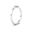 Load image into Gallery viewer, four-sapphire-thin-band-promise-ring-in-white-gold-FD11168RGSABL-NL-WG