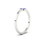 Load image into Gallery viewer, four-sapphire-thin-band-promise-ring-in-white-gold-FD11168RGSABLANGLE3-NL-WG.jpg
