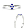 Load image into Gallery viewer, four-sapphire-thin-band-promise-ring-in-white-gold-FD11168RGSABL-NL-WG