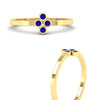 Load image into Gallery viewer, four-sapphire-thin-band-promise-ring-in-yellow-gold-FD11168RGSABL-NL-YG