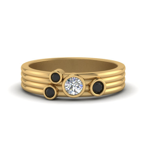 four-stone-asymmetrical-band-with-black-diamond-in-yellow-gold-FD9098BGBLACK-NL-YG