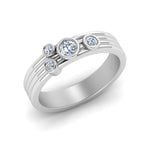 Load image into Gallery viewer, four-stone-diamond-asymmetrical-band-in-white-gold-FD9098B-NL-WG
