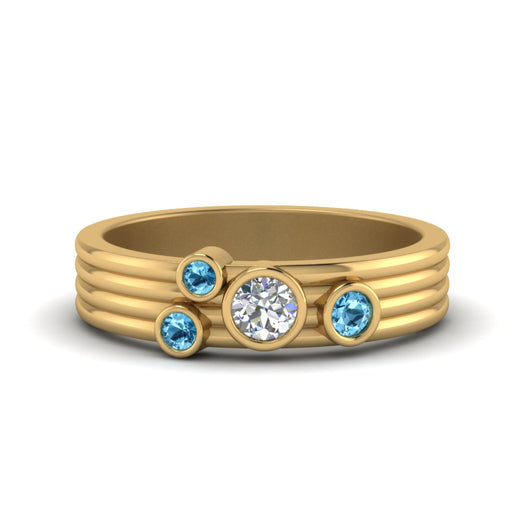 four-stone-diamond-asymmetrical-band-with-blue-topaz-in-yellow-gold-FD9098BGICBLTO-NL-YG