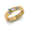 Load image into Gallery viewer, four-stone-diamond-asymmetrical-band-with-blue-topaz-in-yellow-gold-FD9098BGICBLTO-NL-YG