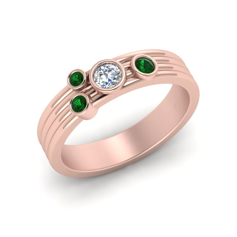 four-stone-diamond-asymmetrical-band-with-emerald-in-rose-gold-FD9098BGEMGR-NL-RG