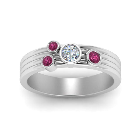 four-stone-diamond-asymmetrical-band-with-pink-sapphire-in-white-gold-FD9098BGSADRPI-NL-WG