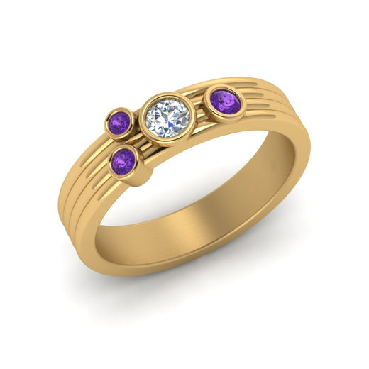 four-stone-diamond-asymmetrical-band-with-purple-topaz-in-yellow-gold-FD9098BGVITO-NL-YG