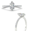 Load image into Gallery viewer, french-pavé-marquise-cut-lab-diamond-ring-in-platinum-FD11408MQRANGLE3-NL-WG