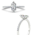 Thumbnail 16 - french-pavé-marquise-cut-lab-diamond-ring-in-platinum-FD11408MQRANGLE3-NL-WG