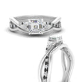 Thumbnail 73 - french-pave-asscher-contour-black-diamond-wedding-band-in-white-gold-FD9986B1ASGBLACK-NL-WG