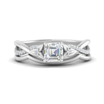 Load image into Gallery viewer, french-pave-asscher-contour-diamond-wedding-band-in-white-gold-FD9986B1AS-NL-WG
