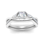Load image into Gallery viewer, french-pave-asscher-contour-diamond-wedding-band-in-white-gold-FD9986B1AS-NL-WG