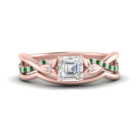 french-pave-asscher-contour-emerald-wedding-band-in-rose-gold-FD9986B1ASGEMGR-NL-RG