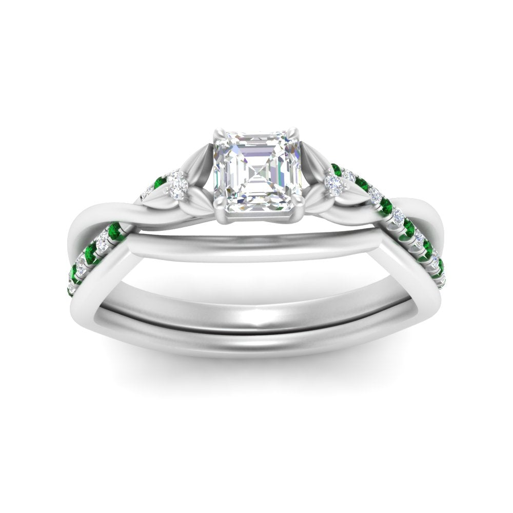 french-pave-asscher-contour-emerald-wedding-band-in-white-gold-FD9986B1ASGEMGR-NL-WG