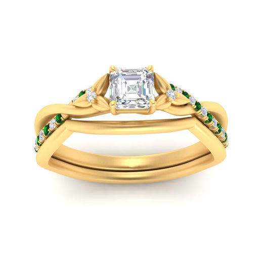 french-pave-asscher-contour-emerald-wedding-band-in-yellow-gold-FD9986B1ASGEMGR-NL-YG