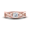 Thumbnail 40 - french-pave-asscher-contour-orange-sapphire-wedding-band-in-rose-gold-FD9986B1ASGSAOR-NL-RG