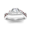 Thumbnail 62 - french-pave-asscher-contour-ruby-wedding-band-in-white-gold-FD9986B1ASGRUDR-NL-WG