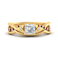 Thumbnail 68 - french-pave-asscher-contour-ruby-wedding-band-in-yellow-gold-FD9986B1ASGRUDR-NL-YG