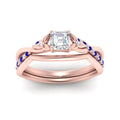 Thumbnail 18 - french-pave-asscher-contour-sapphire-wedding-band-in-rose-gold-FD9986B1ASGSABL-NL-RG