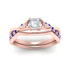 Load image into Gallery viewer, french-pave-asscher-contour-sapphire-wedding-band-in-rose-gold-FD9986B1ASGSABL-NL-RG
